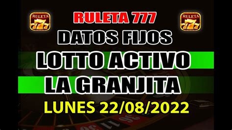 datos lotto activo de hoy.